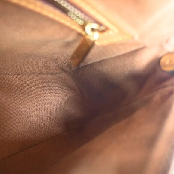 LOUIS VUITTON Mini Looping Hand Bag Monogram Leather Brown France M51147 98ED470 - Picture 2 of 15